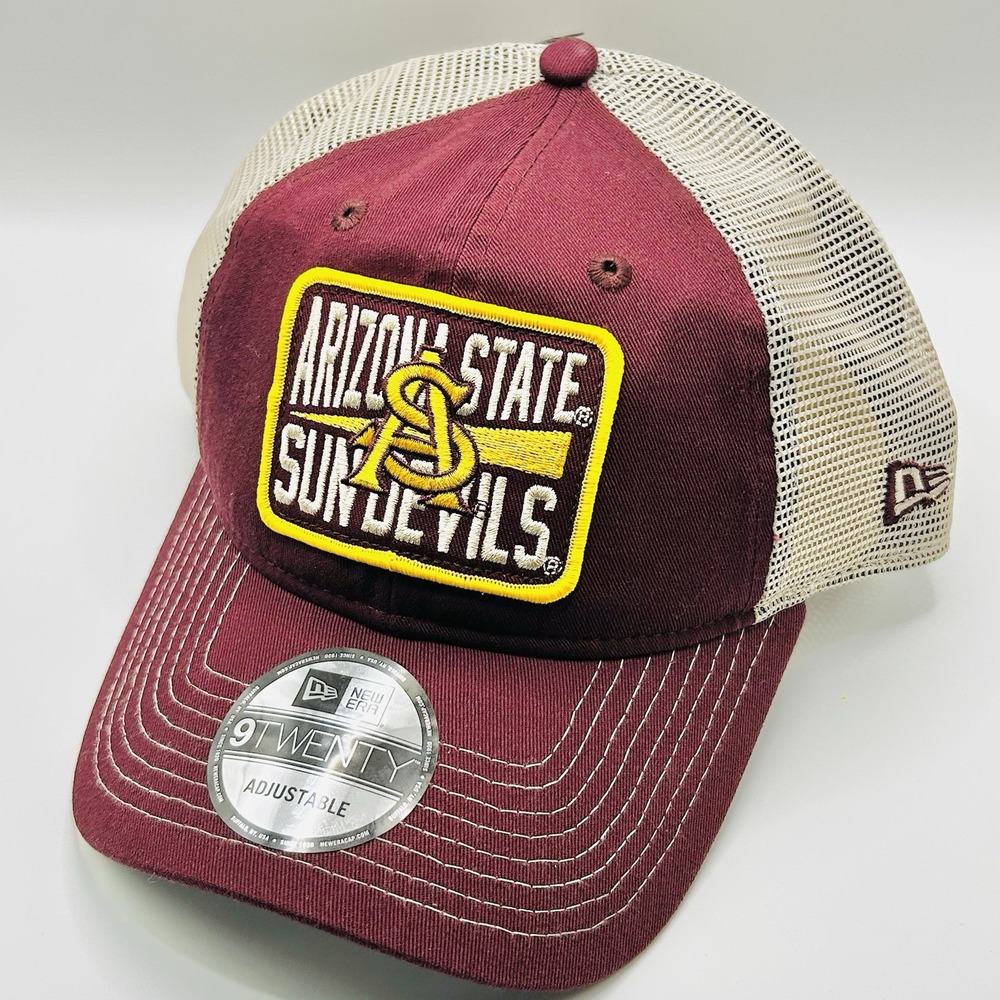Arizona State Sun Devils New Era Patch Trucker 9TWENTY Hat Cap Snapback NCAA